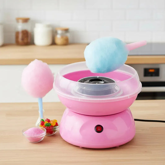 Máquina de Algodón de Azúcar 500W – Hogareña, Rápida y Fácil de Usar